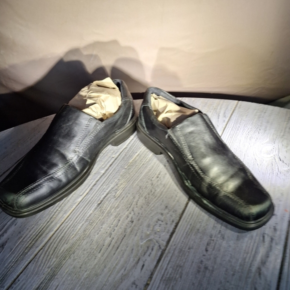 ECCO Men's Leather Black Light Casual Shoes Size EU 43/ US 9-9.5 - Picture 10 of 12